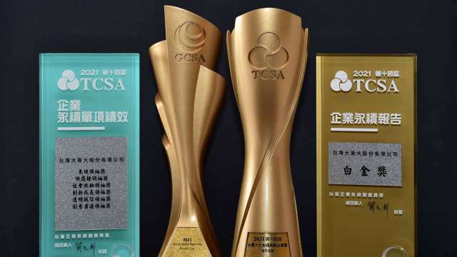 台灣大7度榮獲十大永續典範企業 ESG獲高度肯定勇奪8項大獎。(圖:台灣大提供)