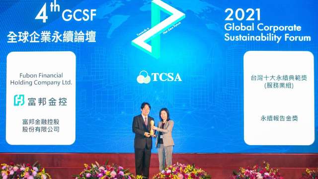 「台灣企業永續獎」富邦金控及子公司勇奪七大獎項殊榮。（圖：富邦金控提供）