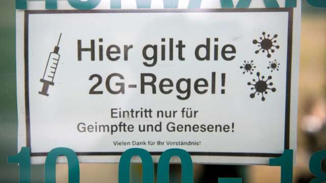 德國實施「2G」規則 適用地區需有通行證才能進出公共場所 (圖片:AFP)