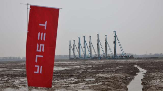 再斥資12億人民幣 特斯拉上海工廠擴建(圖片:AFP)