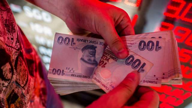 土耳其央行7年來首度干預匯市 里拉一度強升(圖:AFP)