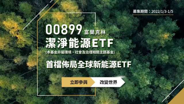 潔淨能源ETF夯 台灣投資人也能買到了。