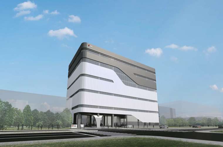 元太新廠辦大樓外觀模擬圖。(圖:元太提供)