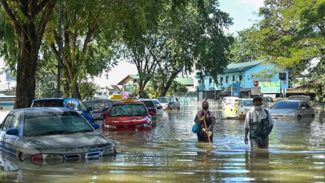 大馬暴雨釀災 Panasonic和多家日系車廠被迫停工 (圖片:AFP)