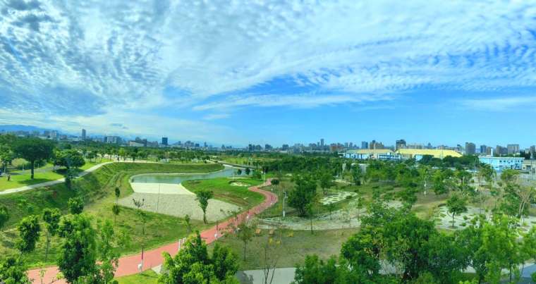 中央公園實景。(照片提供:台中市政府)