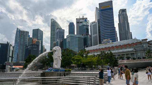 新加坡2021全年經濟成長7.2% 出現大幅翻轉 (圖片：AFP)