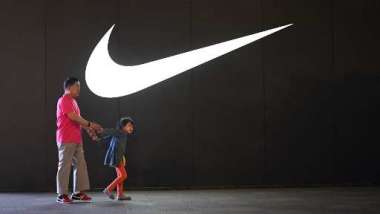 Nike獲評為2022年最佳投資概念。（圖：AFP）