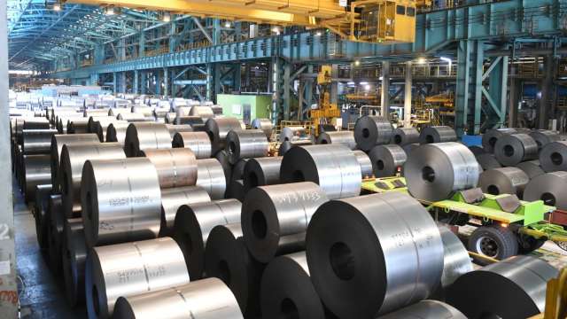 中鋼發展軋鋼智能工廠 建置熱浸鍍鋅智慧產線。(圖：中鋼提供)