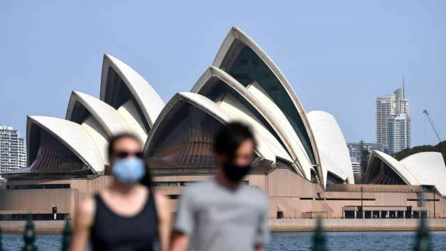 Omicron肆虐 澳洲死亡案例創高、住院人數激增 (圖片：AFP)