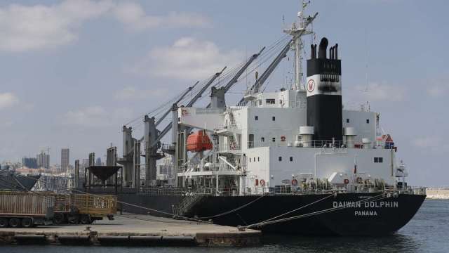 〈商品報價〉海岬型船日租金跌破1萬美元 拖累BDI再挫6%。(圖:AFP)