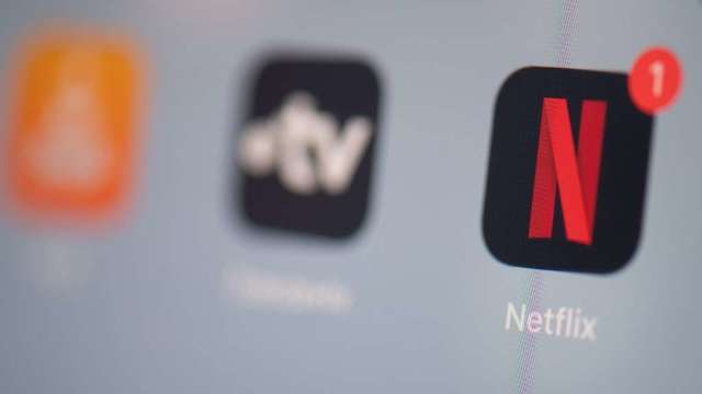 Netflix訂戶成長趨緩 其他串流媒體同感衝擊。（圖：AFP）