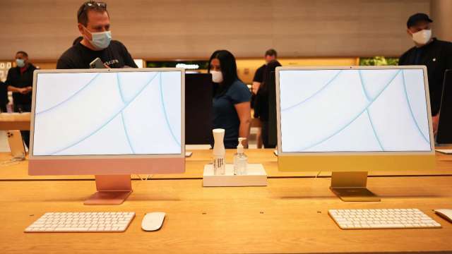 傳蘋果桌機將採用臉部辨識功能 新款iMac有望支援Face ID (圖片：AFP)