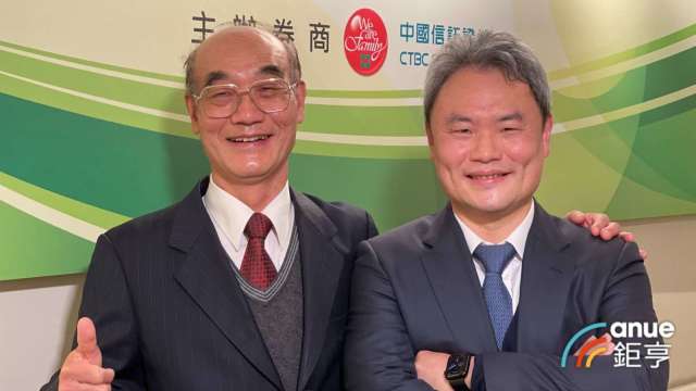 昶昕董事長陳國金(左)及總經理陳彥亨。(鉅亨網記者張欽發攝)