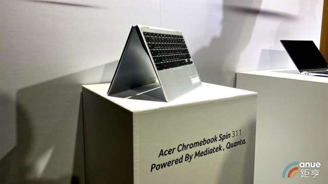 去年Chromebook出貨年增13.5%達3700萬台，宏碁排名第三。(鉅亨網資料照)