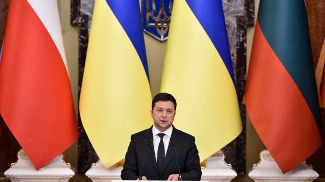烏克蘭總統：致電普丁無回應 若遭侵略將挺身捍衛 (圖:AFP)