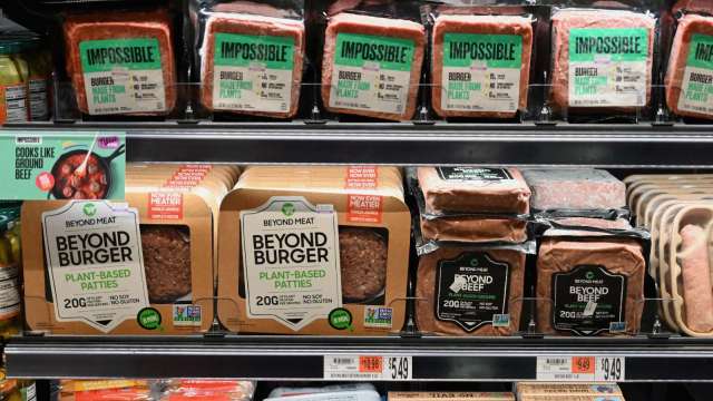 克羅格攜手不可能食品 打造合人造肉聯合品牌 超越肉類重挫近7% (圖片:AFP)
