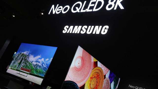 採購LG面板價格難談妥 三星OLED電視進展緩慢  (圖片：AFP)