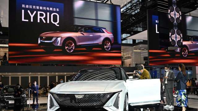 市場反應熱烈！凱迪拉克首款純電動車Lyriq 下周投產 趕春季前發布 (圖片:AFP)