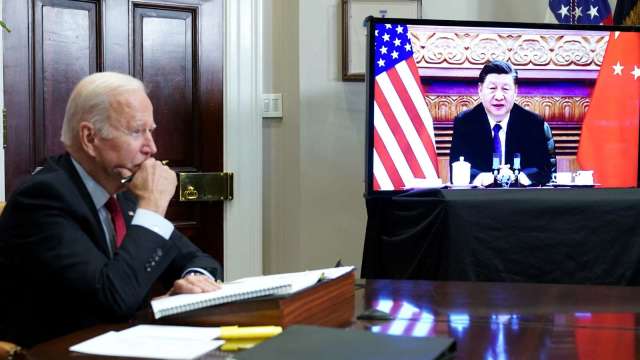 拜登與習近平將通話 (圖片：AFP)