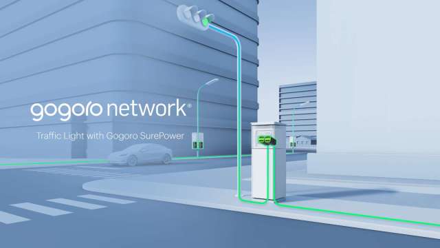 Gogoro Network攜手遠傳建置交通號誌不斷電系統。(圖：Gogoro提供)