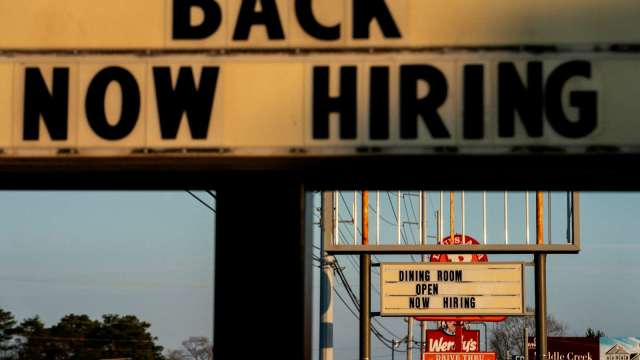 美上周初領失業金人數下滑至18.7萬人 創53年新低(圖片：AFP)