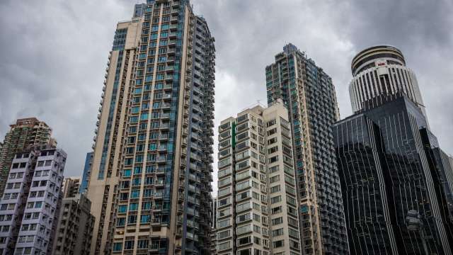 高盛：到2025年香港房價恐下跌20%。(圖: AFP)