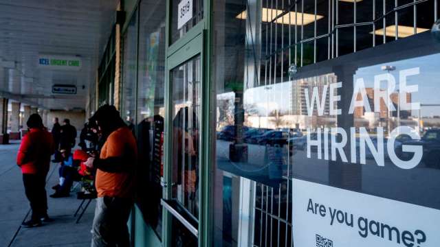 美上周初領失業金人數下滑至16.6萬人 創逾53年新低(圖片：AFP)
