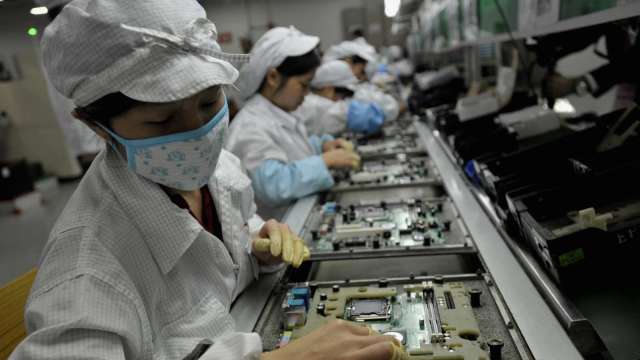 郭明錤：和碩上海和昆山iPhone組裝廠停工 (圖片：AFP)