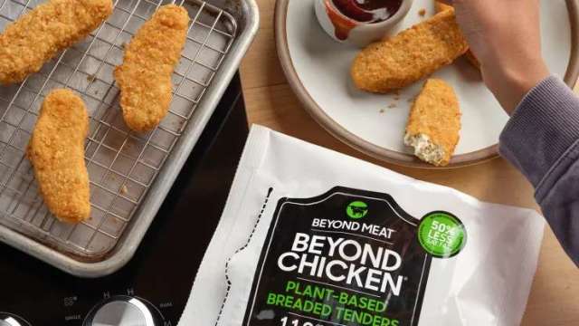 Beyond Meat推展植物性雞柳條在8000家零售據點上架。（圖：Beyond Meat）