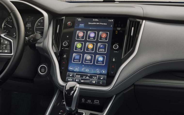 2023 Outback將配備11.6吋中控螢幕 (圖片：Subaru官網)