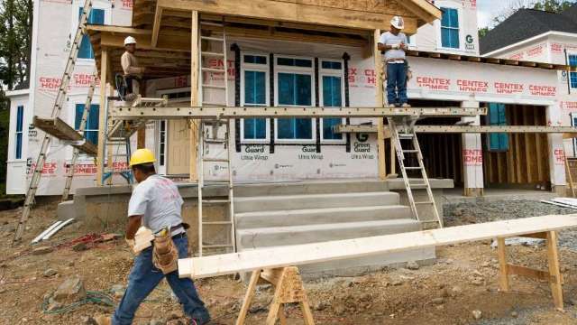 美國3月新屋開工率意外上升。（圖：AFP）
