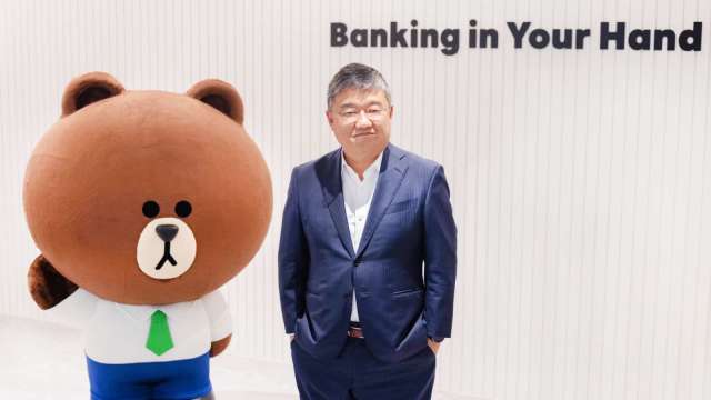 LINE Bank董事長黃仁埈表示，開業5年內損益兩平是標準值，股東對增資已有共識。(圖：LINE Bank提供）