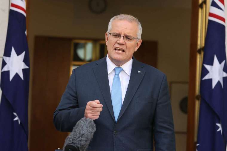 澳洲将在 5 月 21 日举行大选，执政党目前民调落后。(图: AFP)(photo:CnYes)