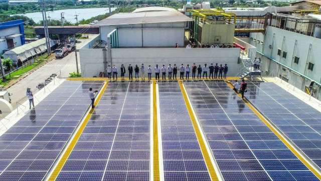 響應國際減碳政策，泰鼎完成第一期太陽能方案建置。(圄：泰鼎提供)
