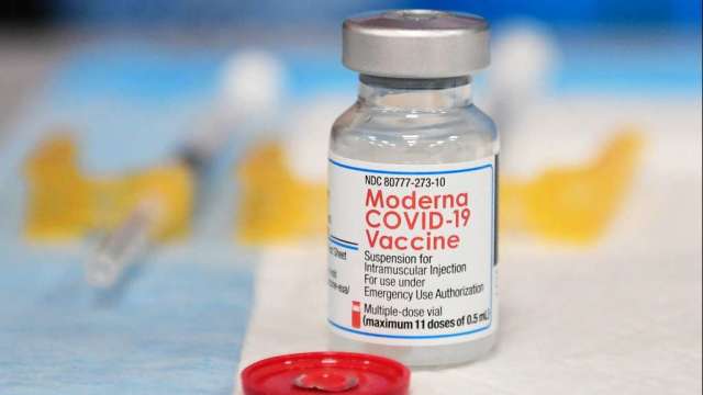 莫德納上季賣出59億元新冠疫苗。（圖：AFP）