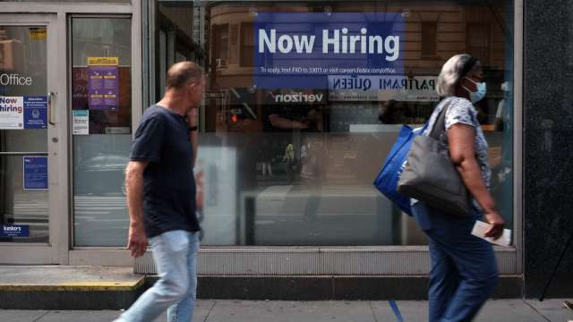 美上周初領失業金人數激增至20萬 創去年7月以來最大增幅(圖片：AFP)
