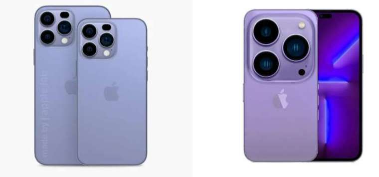 外傳 iPhone 14 系列將有新配色 (圖片：翻攝 smartprix)
