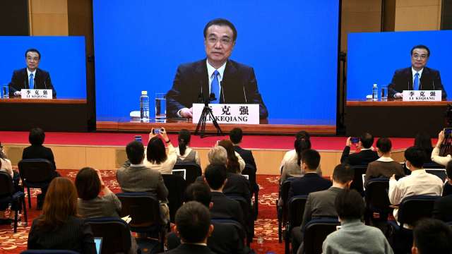 中國國務院總理李克強。(圖: AFP)