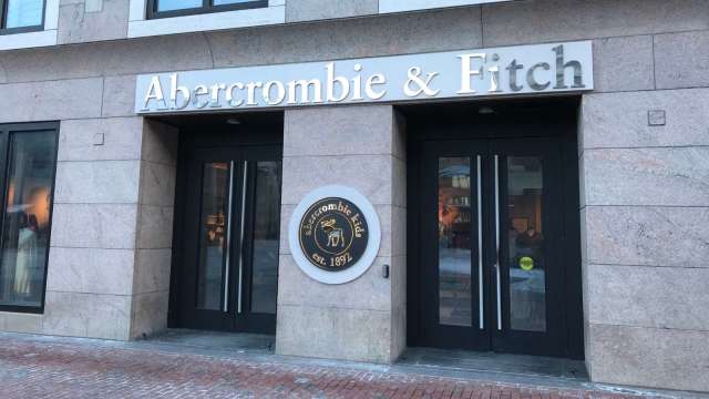 Abercrombie & Fitch上季意外虧損。（圖：張祖仁攝）