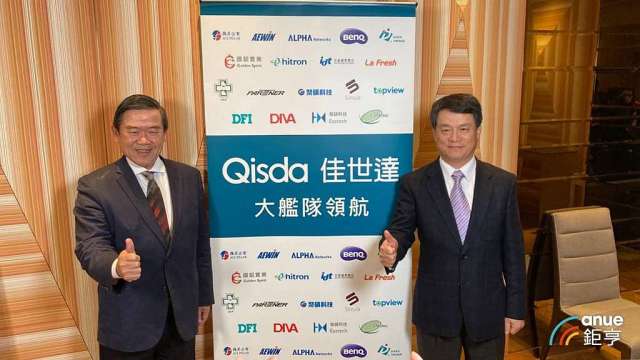 左起為佳世達董事長陳其宏、總經理黃漢州。(鉅亨網資料照)
