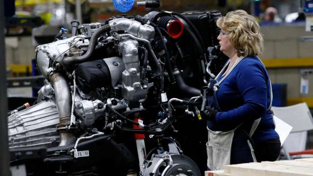 美國5月ISM製造業指數升至56.1 優於預期(圖片：AFP)