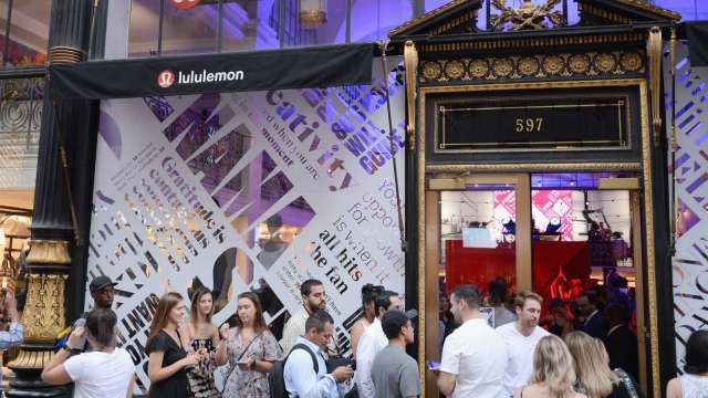 Lululemon調高售價10%。（圖：AFP）