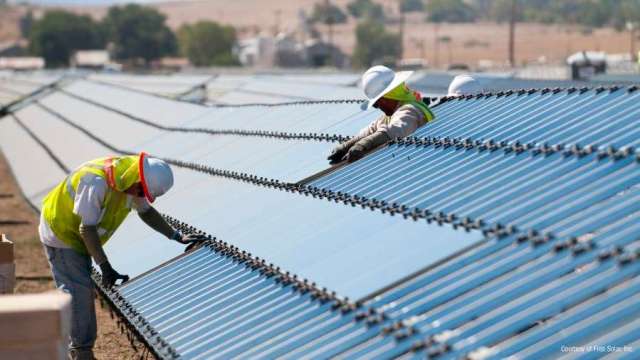 美Q1太陽能板裝機量腰斬 業者看拜登政策挹注效果「微不足道」 (圖:AFP)
