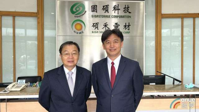 左至右為碩禾董事長陳繼明、右為總經理黃文瑞。(鉅亨網資料照)