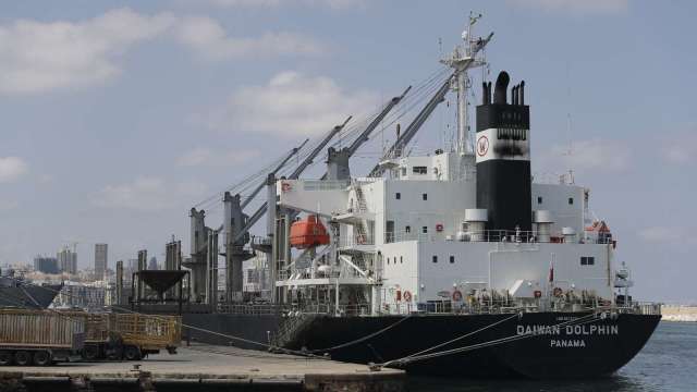 〈商品報價〉大型船運價回落 BDI結束連五漲。(圖:AFP)