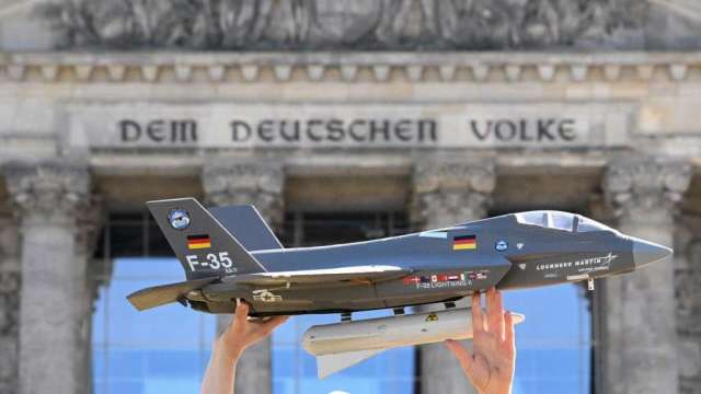 洛克希德：2026年起交機F-35至德國。（圖：AFP）