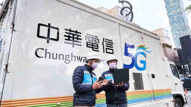 台灣行動網路體驗報告出爐 中華電奪下5G下載速度冠軍。(圖:AFP)