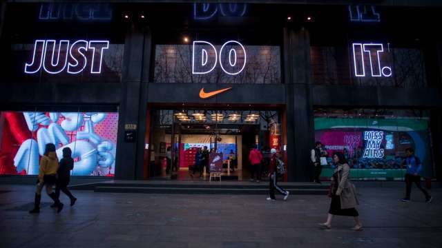 Nike 大中華市場前景有壓。(圖: AFP)