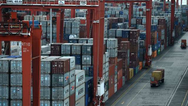 出口成長強勁 美國5月貿易逆差收窄(圖片：AFP)