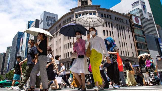 日本天氣熱爆、供電吃緊 東京電力連續三天呼籲節電 (圖片：AFP)
